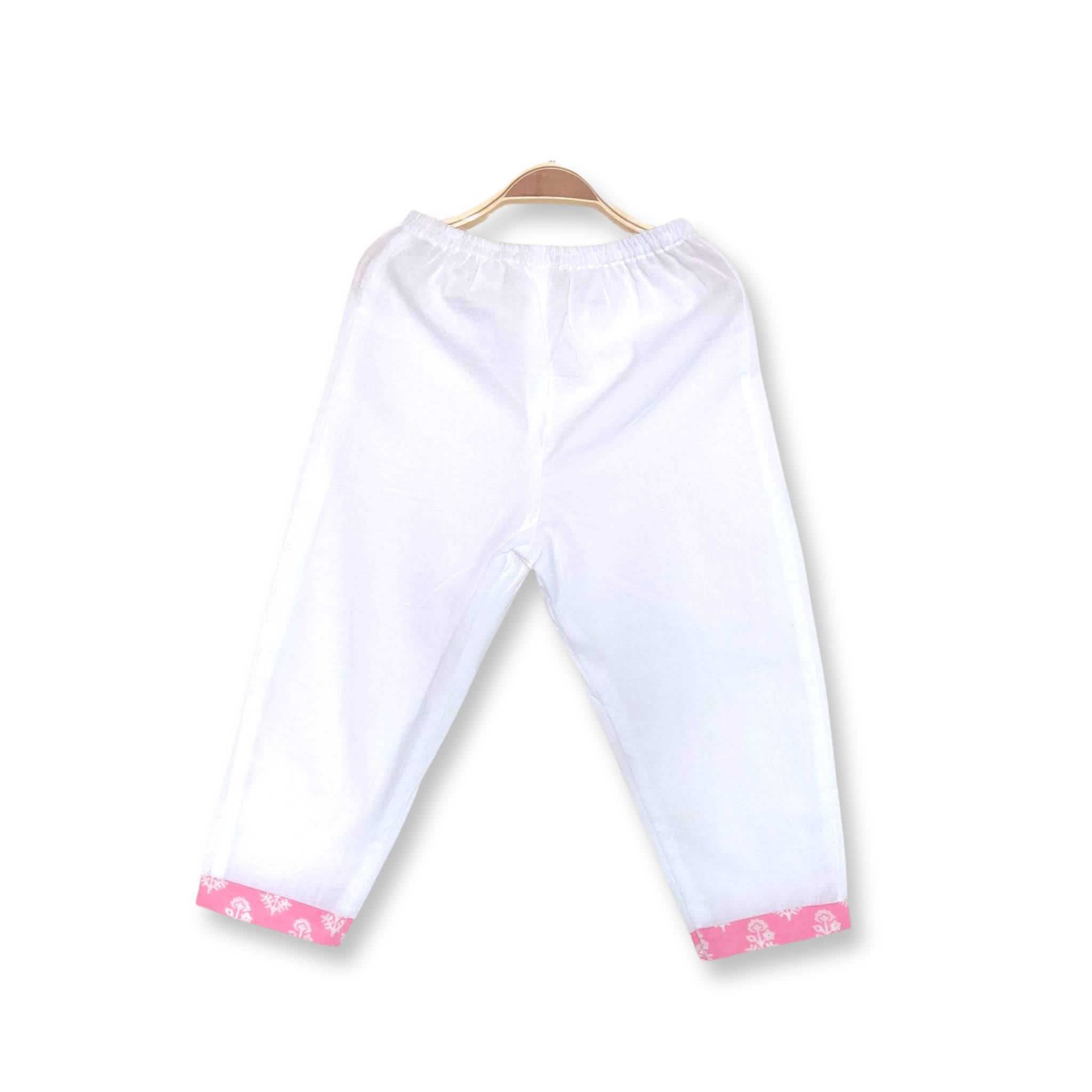 Sneaky Link  Cargo Link Pants White  Girls With Gems  Girls with Gems